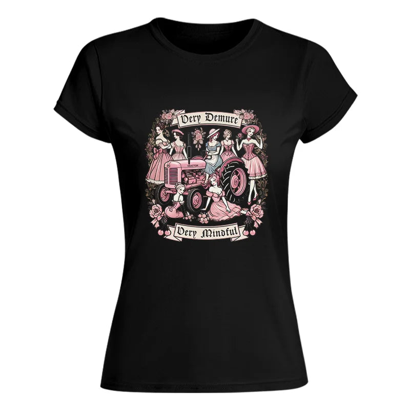 Image of Very Demure Very Mindful Tractor - Women's Softstyle Tee