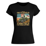 Veteran Farmer From The Battlefield To The Farm Field 2 - Women's Softstyle Tee