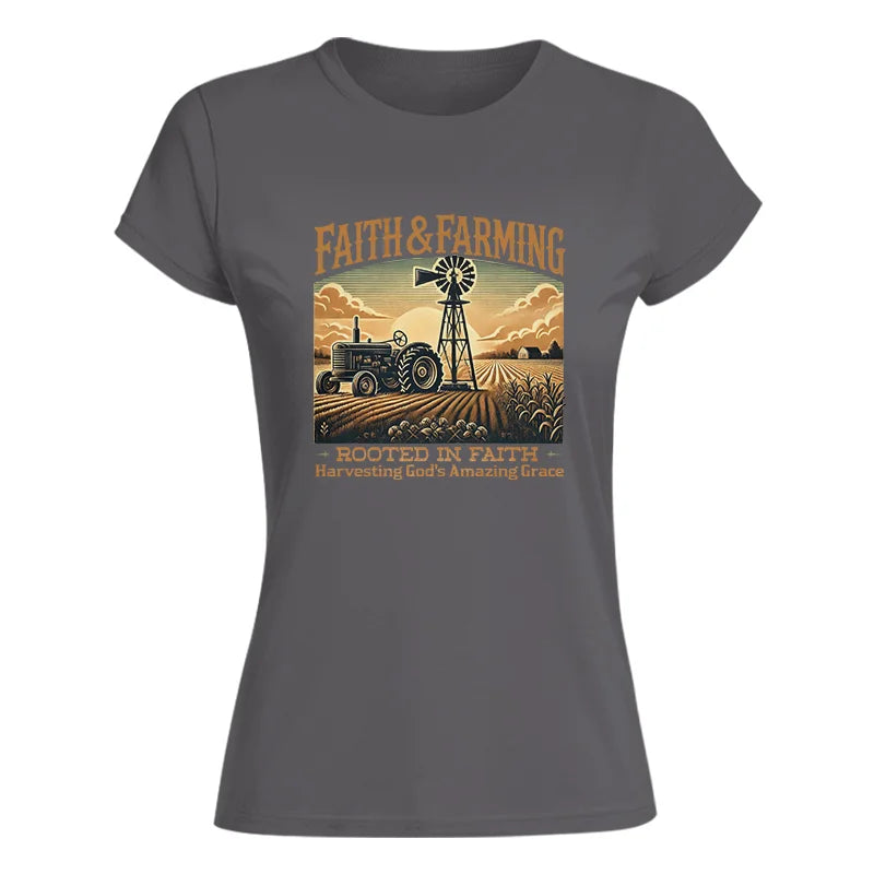 Image of Faith And Farming 3 - Women's Softstyle Tee