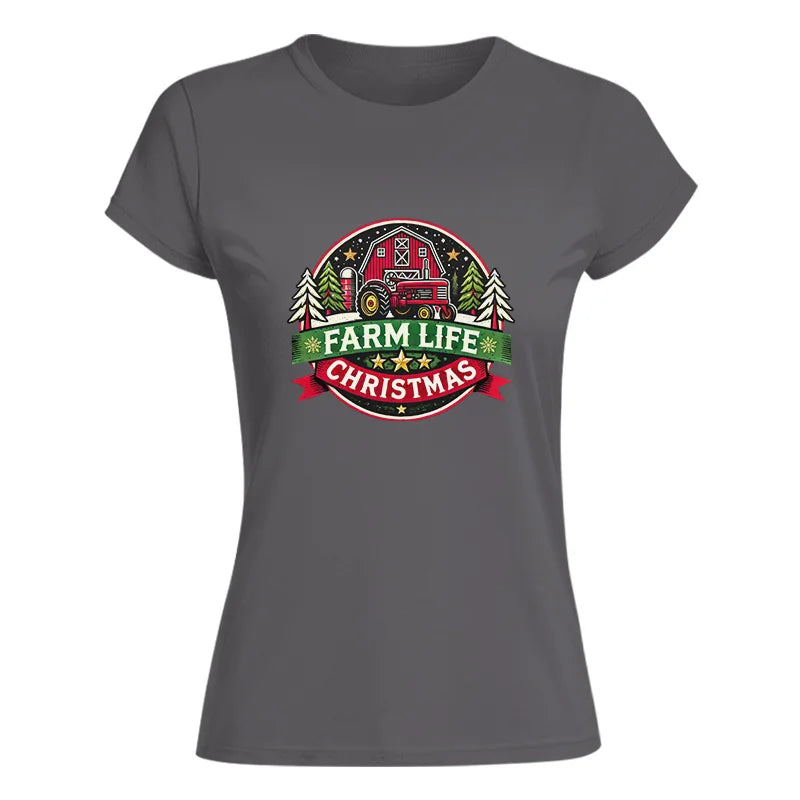 Farm Life Christmas 3 - Women's Softstyle Tee