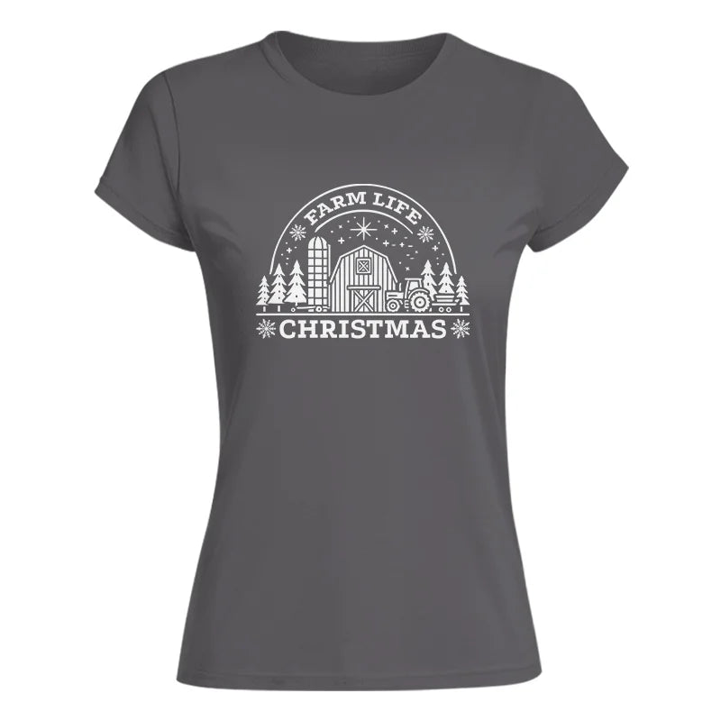 Image of Farm Life Christmas 4 - Women's Softstyle Tee