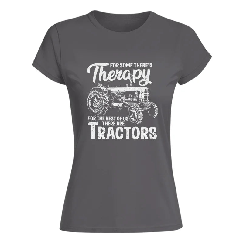 Funny Farmer Therapy Vintage Tractor Lover - Women's Softstyle Tee