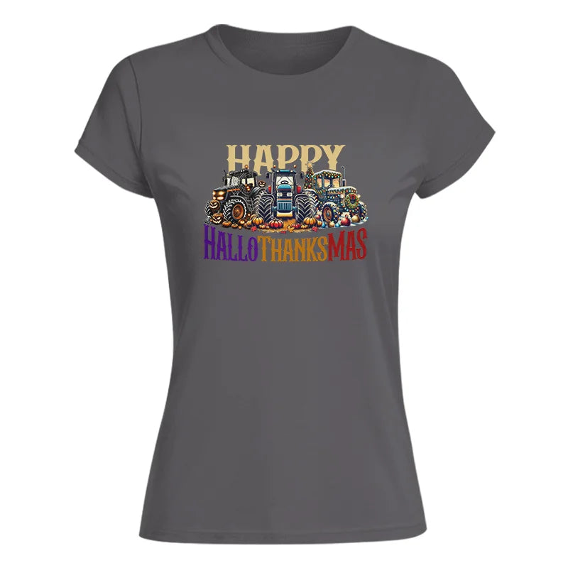 Image of Happy HalloThanksMas - Women's Softstyle Tee