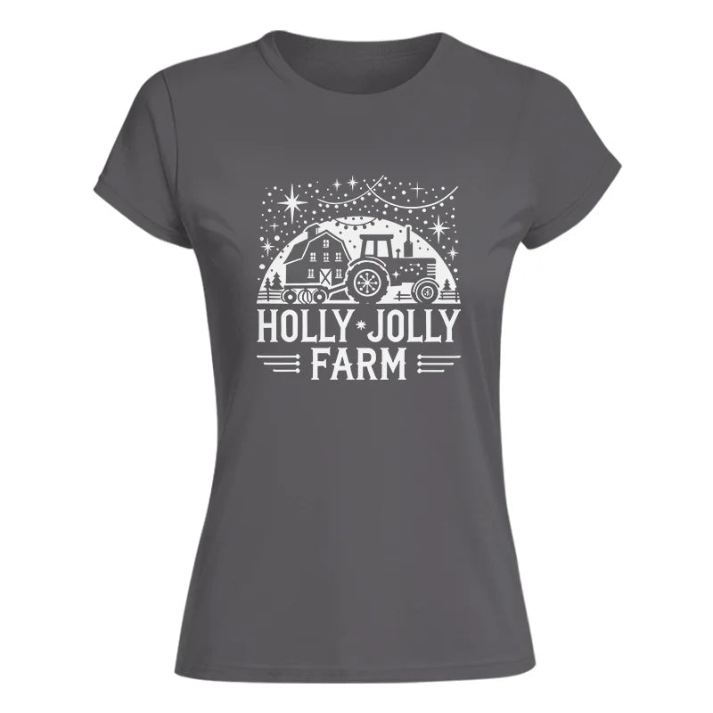 Holly Jolly Farm 2 - Women's Softstyle Tee