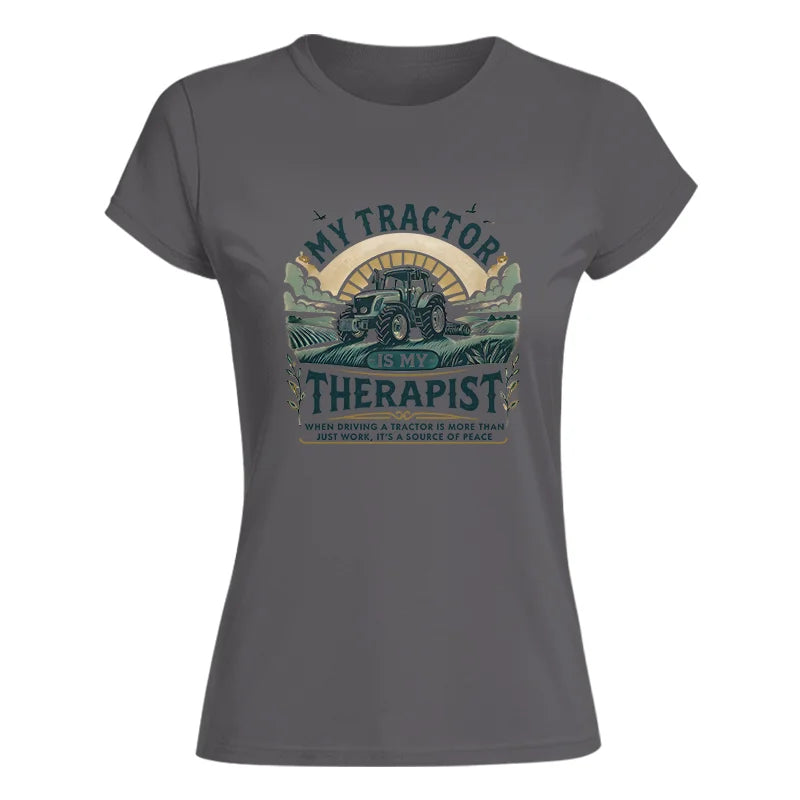 Image of My Tractor Is My Therapist - Women's Softstyle Tee