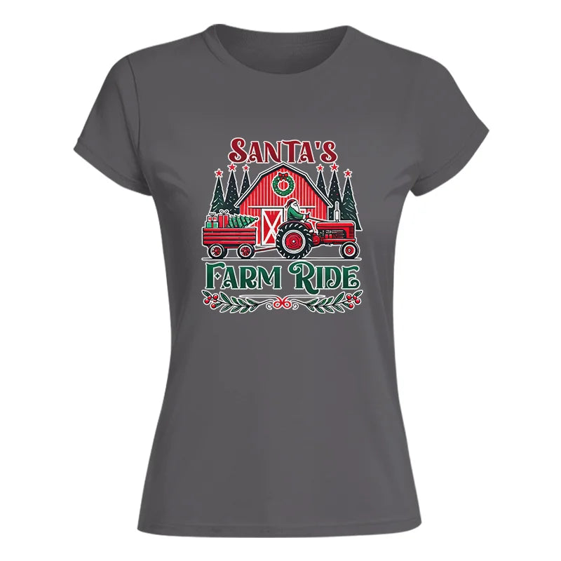 Santa's Farm Ride 1 - Women's Softstyle Tee