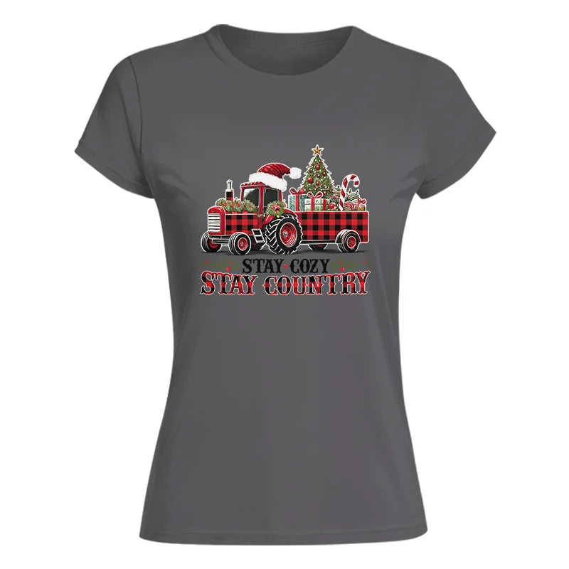 Stay Cozy Stay Country - Women's Softstyle Tee