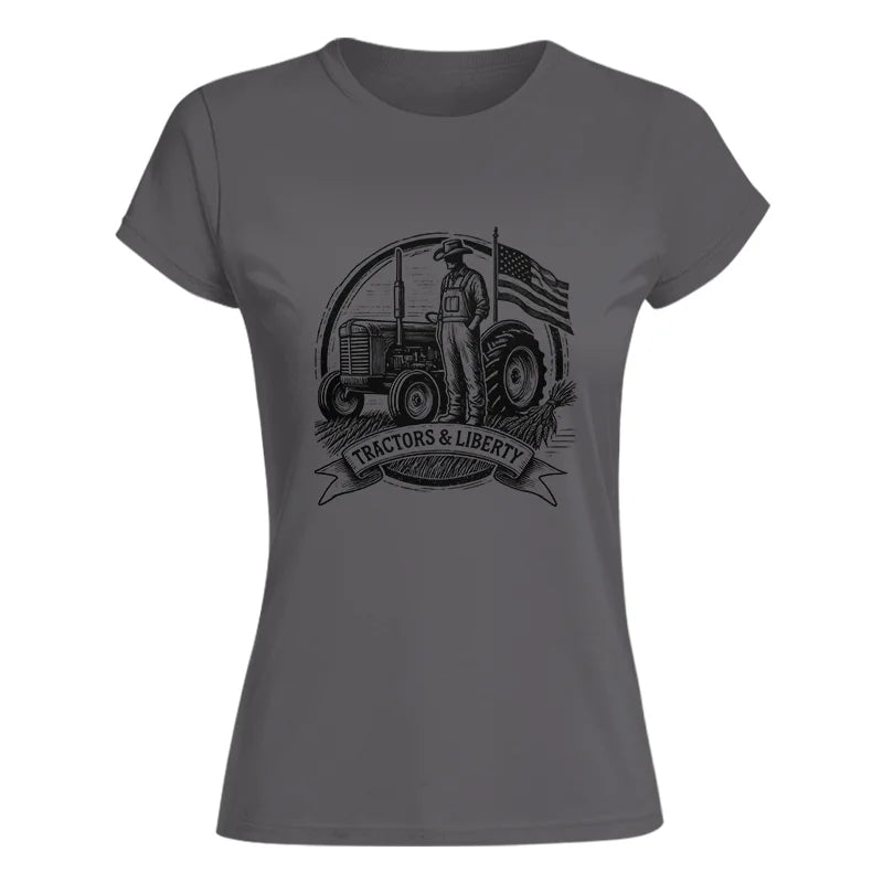 Image of Tractors And Liberty - Women's Softstyle Tee