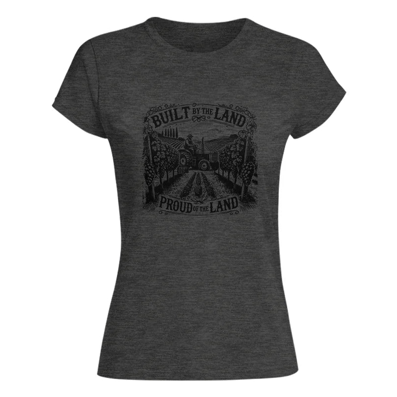 Image of Built By Land Proud Land Grape Garden - Women's Softstyle Tee