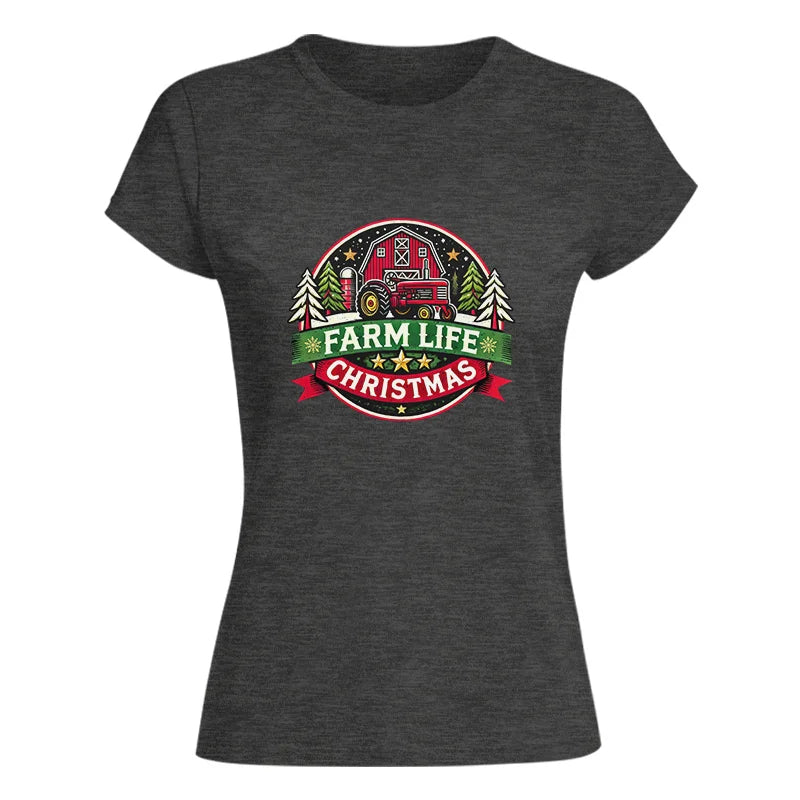 Image of Farm Life Christmas 3 - Women's Softstyle Tee