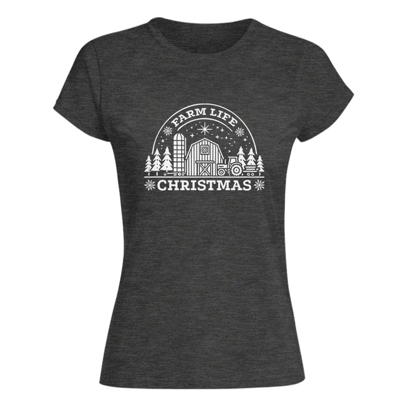 Image of Farm Life Christmas 4 - Women's Softstyle Tee