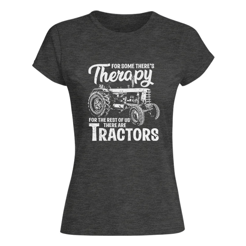 Funny Farmer Therapy Vintage Tractor Lover - Women's Softstyle Tee