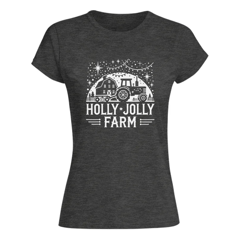 Image of Holly Jolly Farm 2 - Women's Softstyle Tee