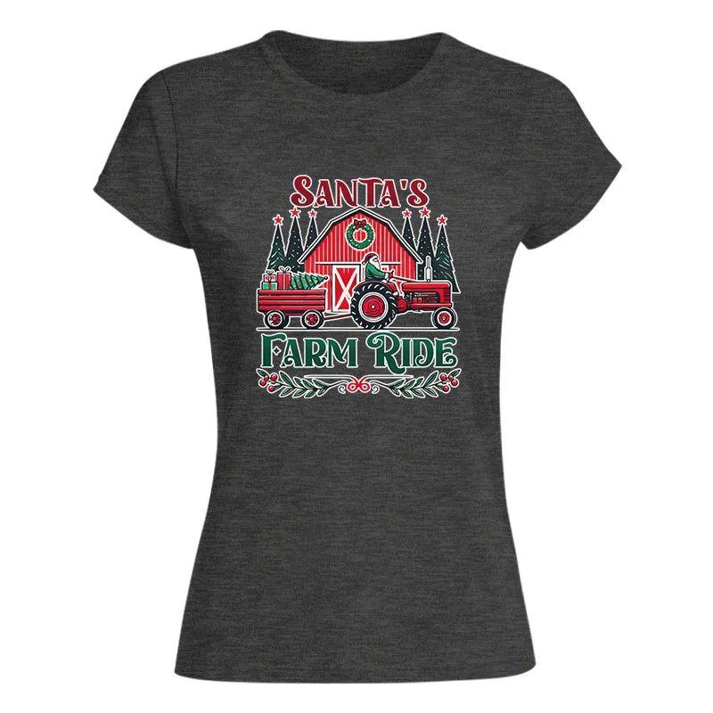 Santa's Farm Ride 1 - Women's Softstyle Tee