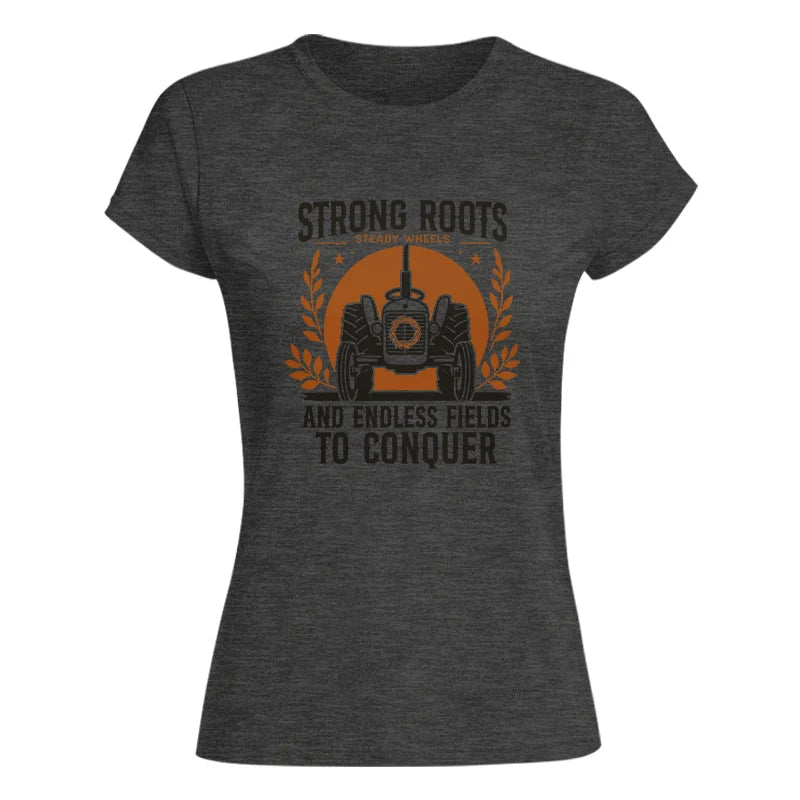 Thanksgiving Farmer Endless Fields To Conquer 4 - Women's Softstyle Tee