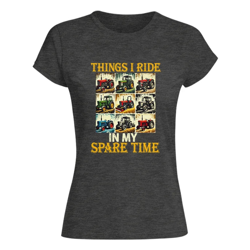 Image of Things I Ride In My Spare Time 2 - Women's Softstyle Tee