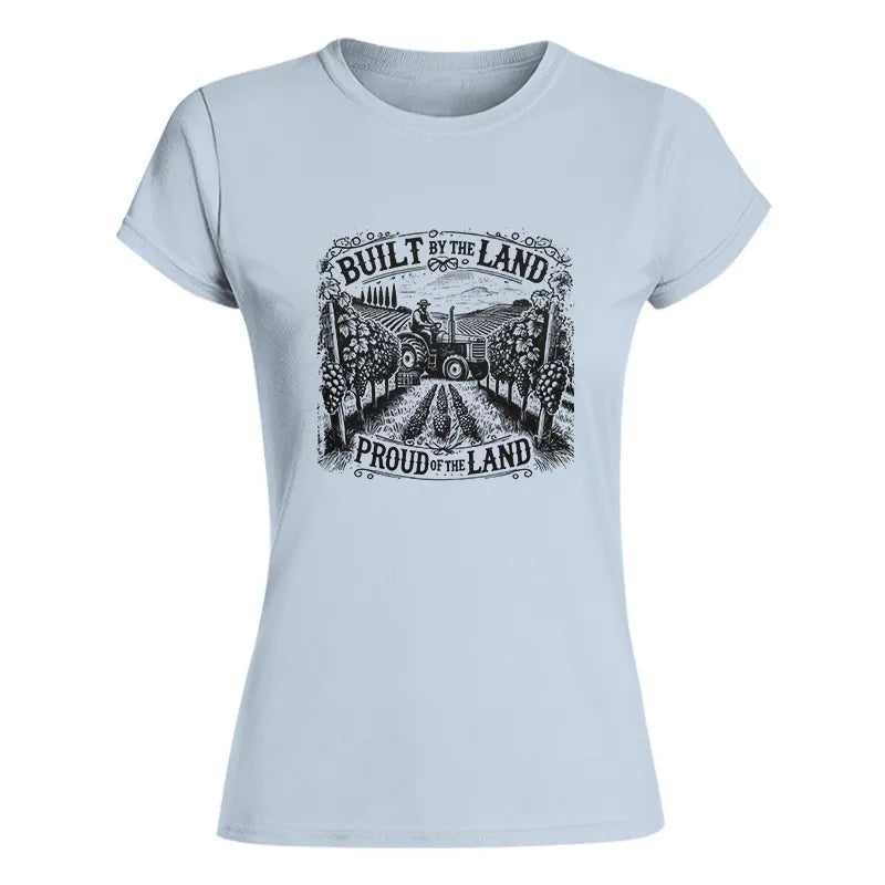 Image of Built By Land_Proud Land Grape Garden - Women's Softstyle Tee