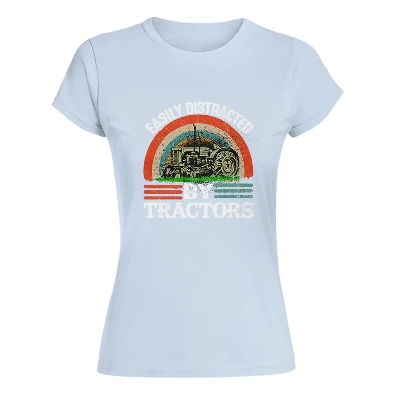 Easily Distracted By Tractors - Women's Softstyle Tee