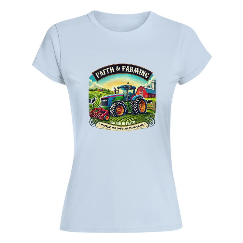 Image of Faith And Farming 2 - Women's Softstyle Tee