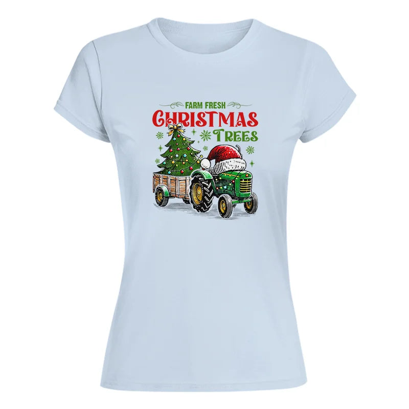 Image of Farm Fresh Christmas Trees - Women's Softstyle Tee