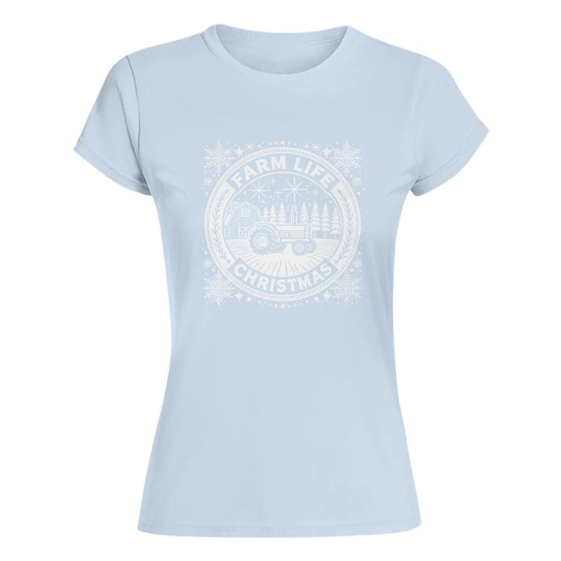 Image of Farm Life Christmas 2 - Women's Softstyle Tee