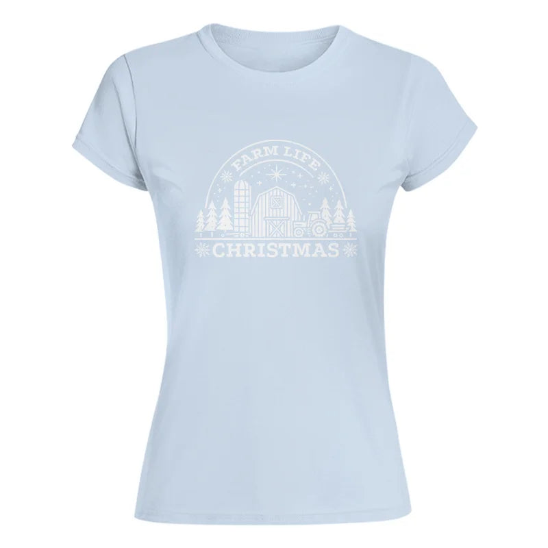 Farm Life Christmas 4 - Women's Softstyle Tee