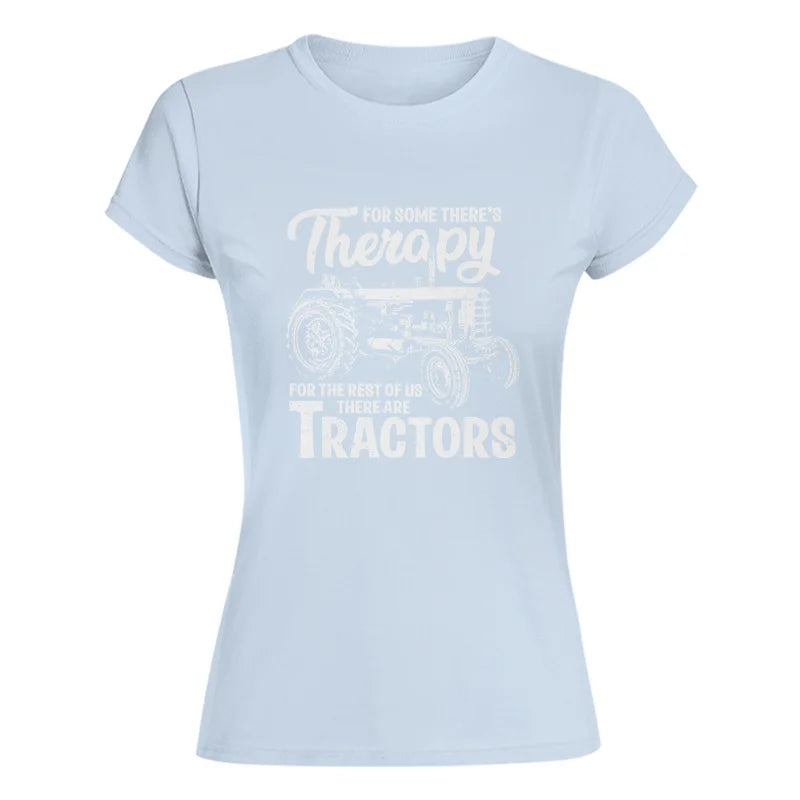 Funny Farmer Therapy Vintage Tractor Lover - Women's Softstyle Tee