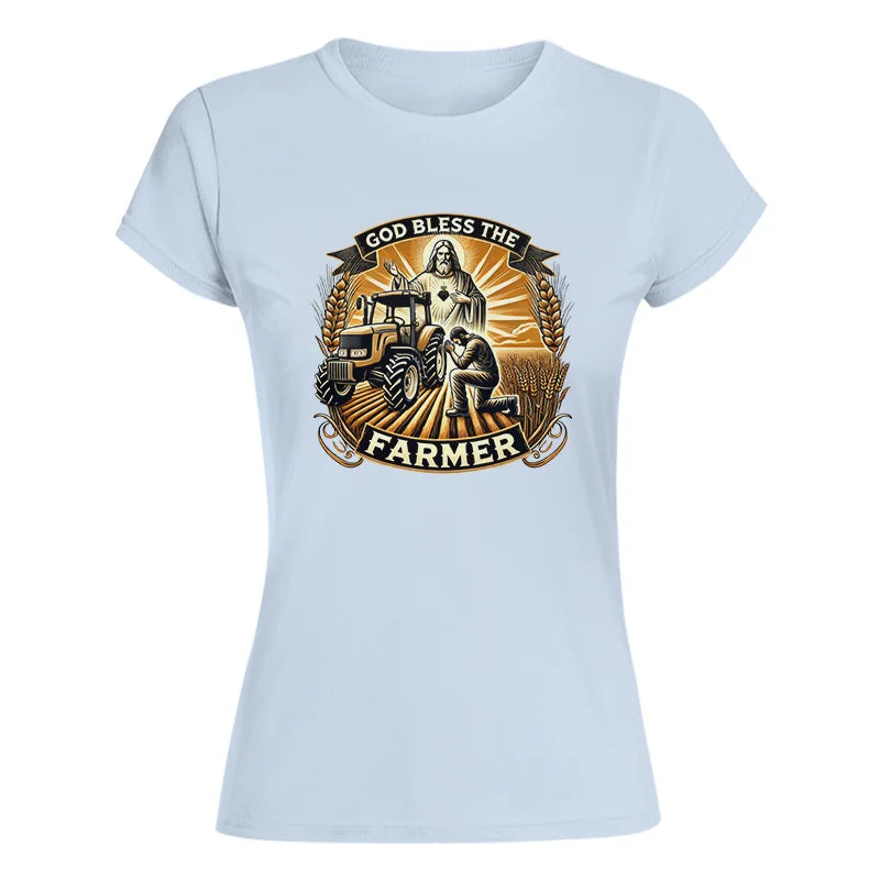 Image of God Bless The Farmer 2 - Women's Softstyle Tee