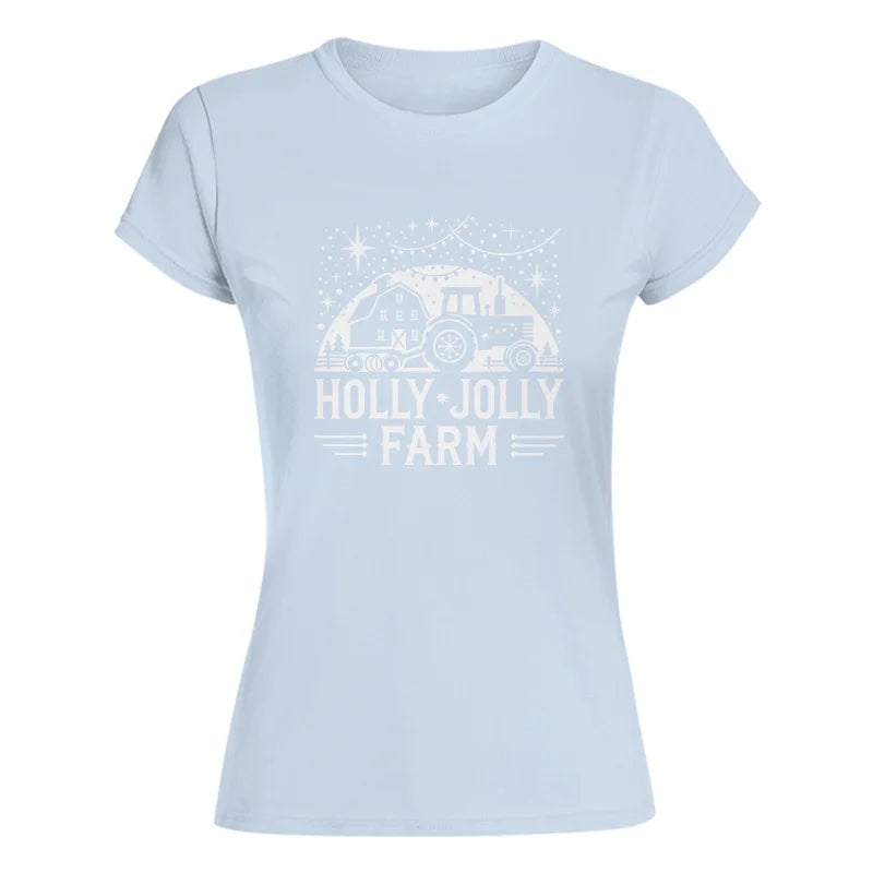 Holly Jolly Farm 2 - Women's Softstyle Tee