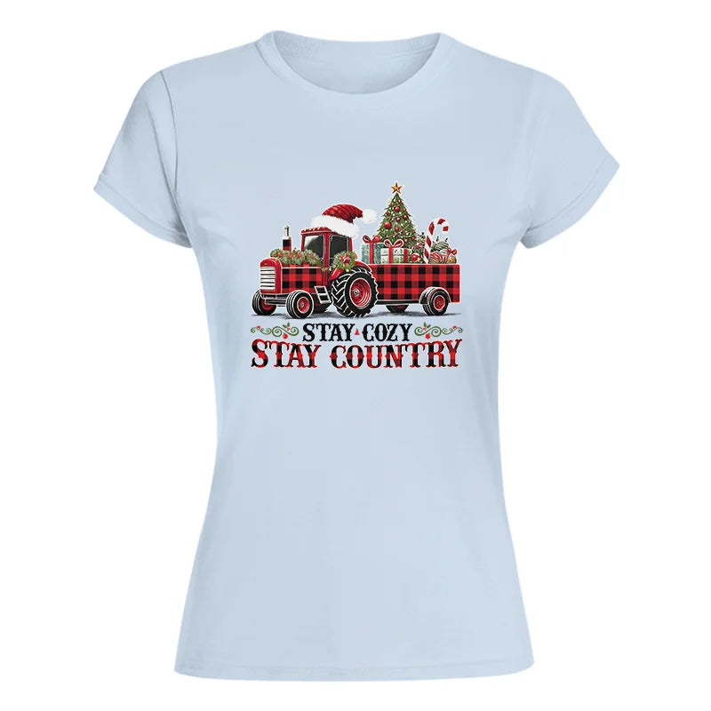 Stay Cozy Stay Country - Women's Softstyle Tee