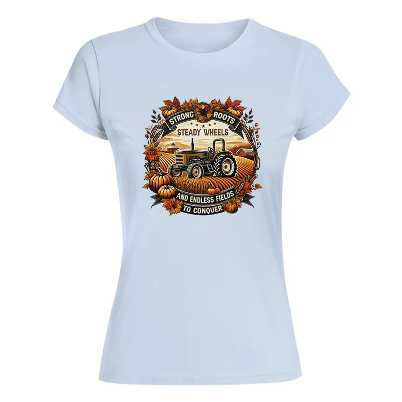 Image of Thanksgiving Farmer Endless Fields To Conquer 1 - Women's Softstyle Tee