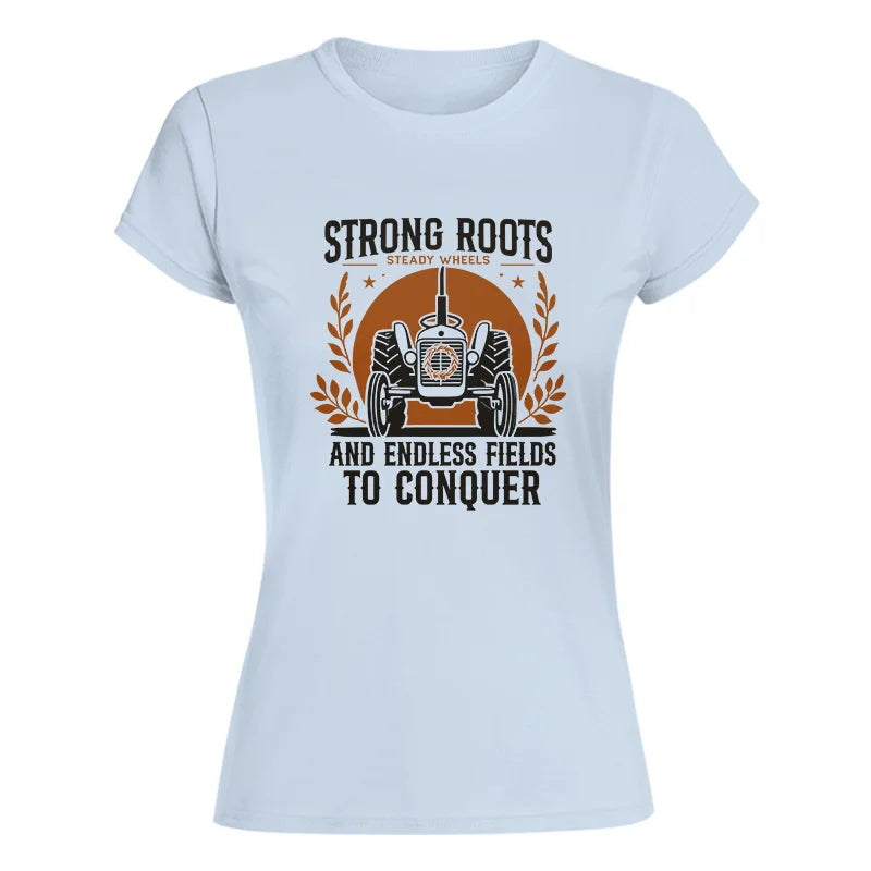 Thanksgiving Farmer Endless Fields To Conquer 4 - Women's Softstyle Tee