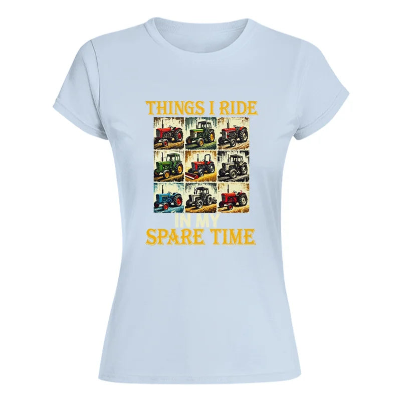 Things I Ride In My Spare Time 2 - Women's Softstyle Tee