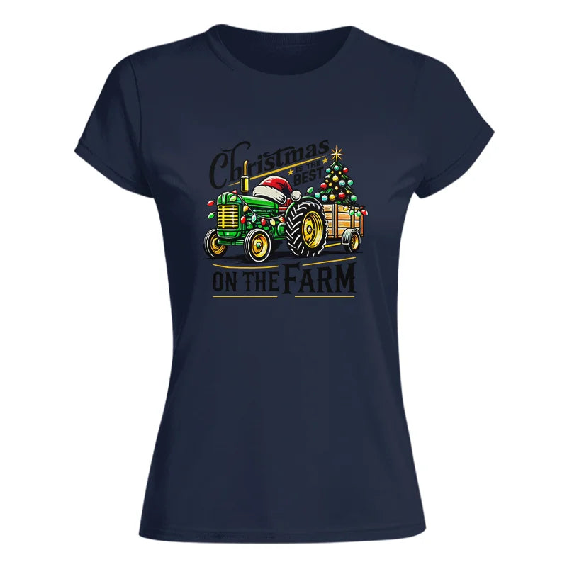 Christmas Is The Best On The Farm 3 - Women's Softstyle Tee