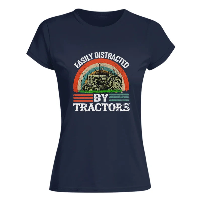 Easily Distracted By Tractors - Women's Softstyle Tee