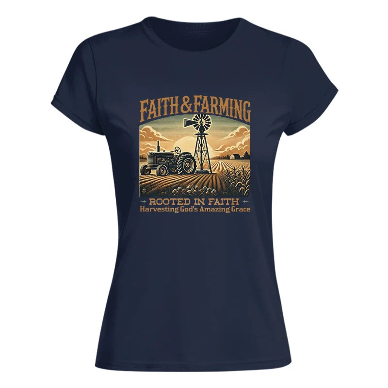 Faith And Farming 3 - Women's Softstyle Tee