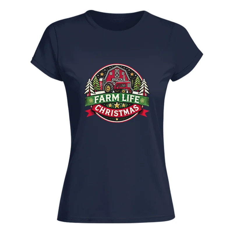 Image of Farm Life Christmas 3 - Women's Softstyle Tee