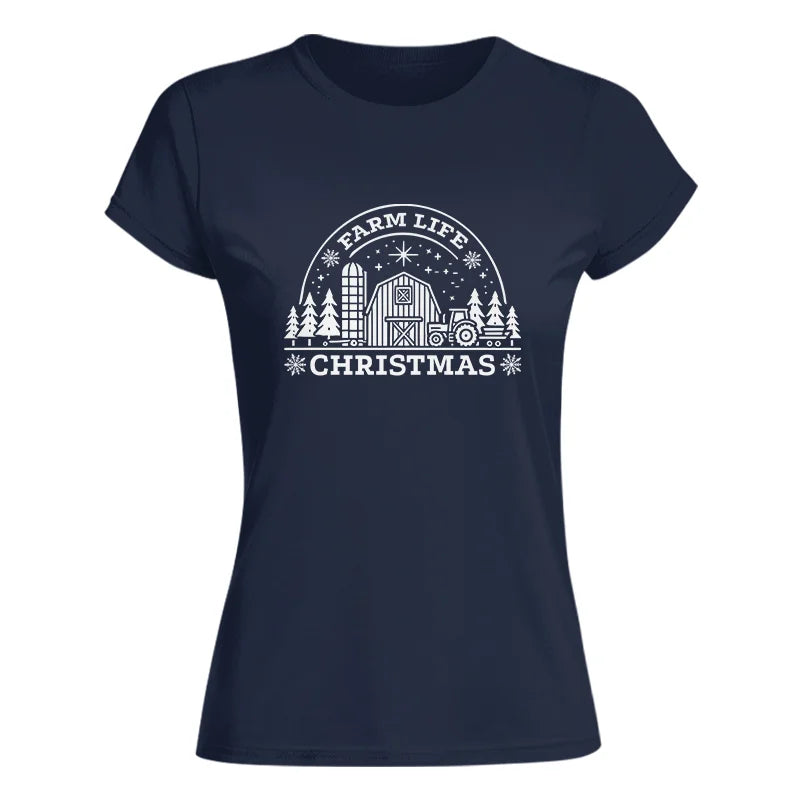 Farm Life Christmas 4 - Women's Softstyle Tee