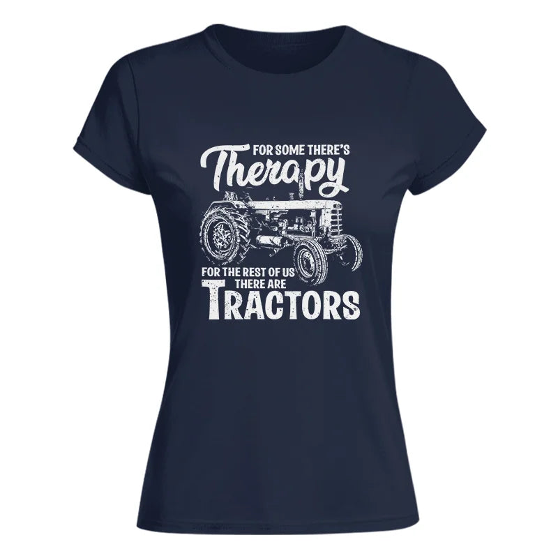 Funny Farmer Therapy Vintage Tractor Lover - Women's Softstyle Tee