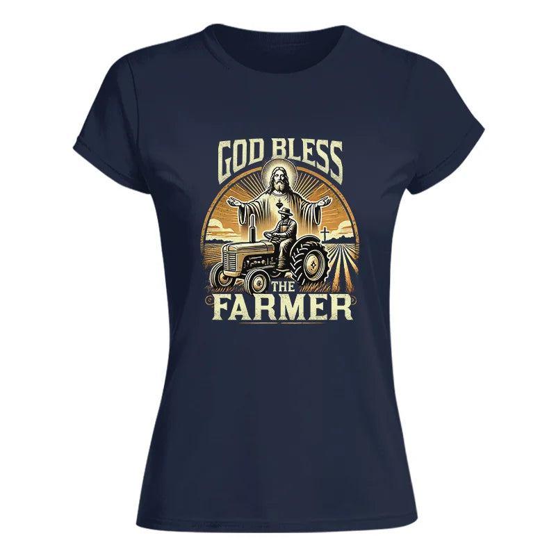 Image of God Bless The Farmer 1 - Women's Softstyle Tee