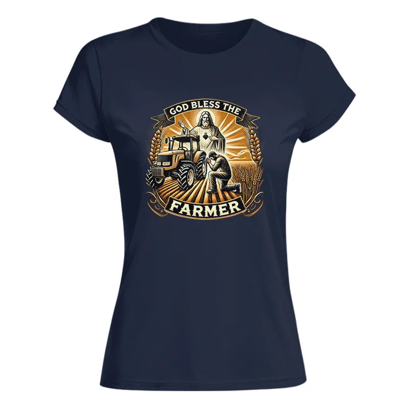 Image of God Bless The Farmer 2 - Women's Softstyle Tee