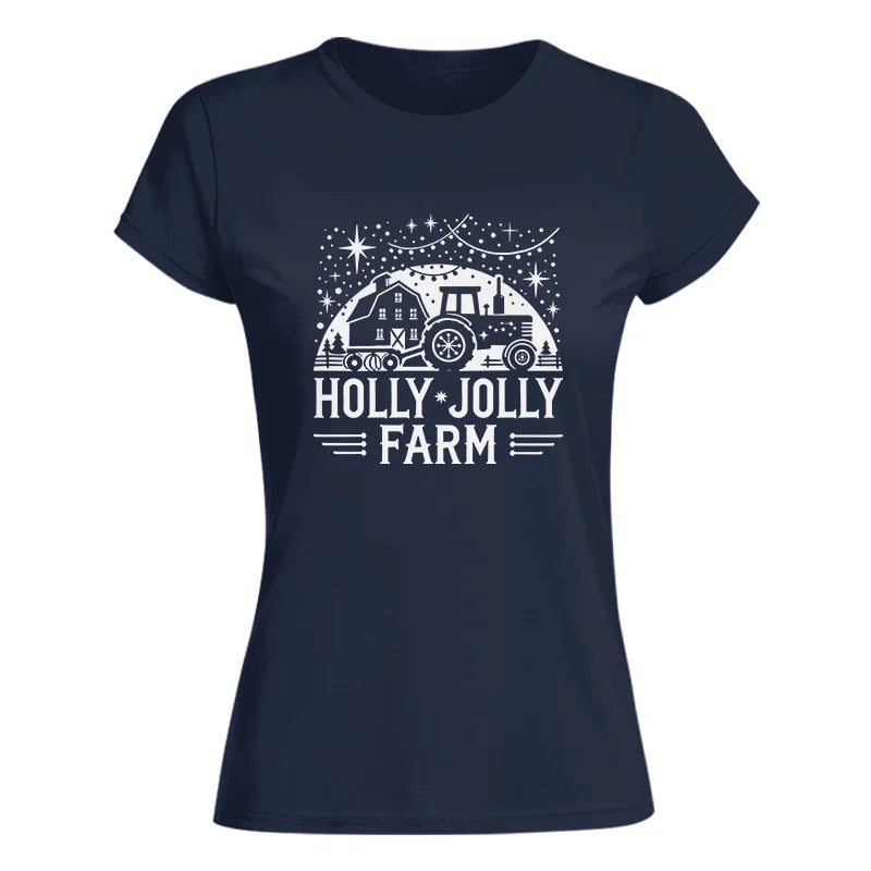 Holly Jolly Farm 2 - Women's Softstyle Tee