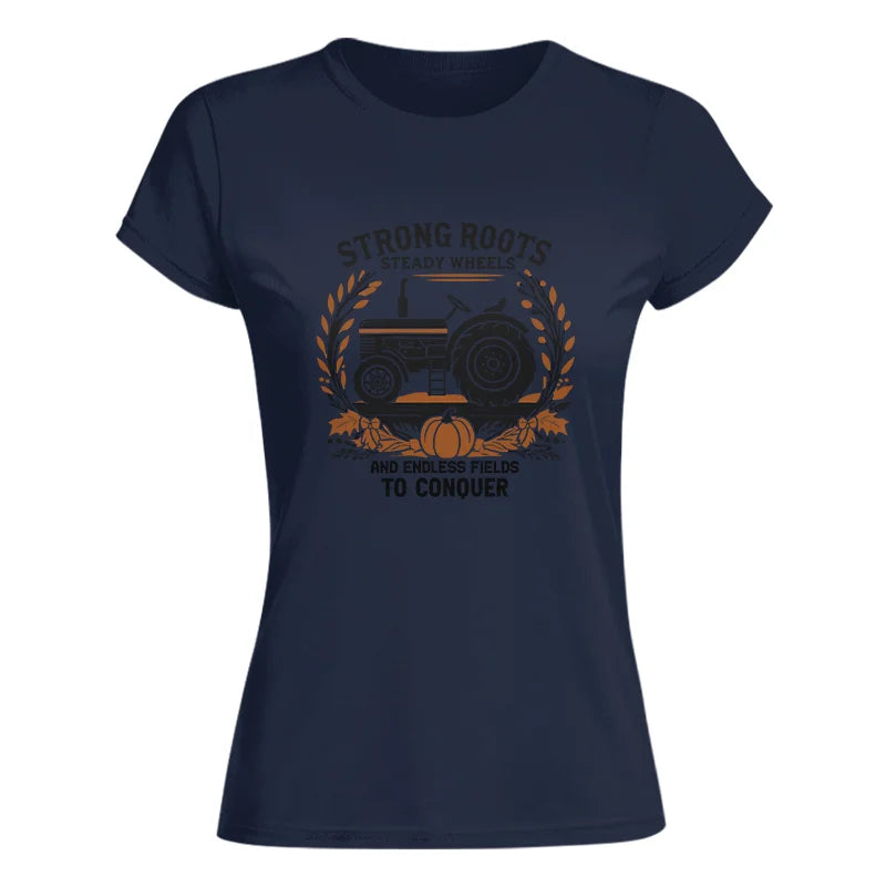 Thanksgiving Farmer Endless Fields To Conquer 3 - Women's Softstyle Tee