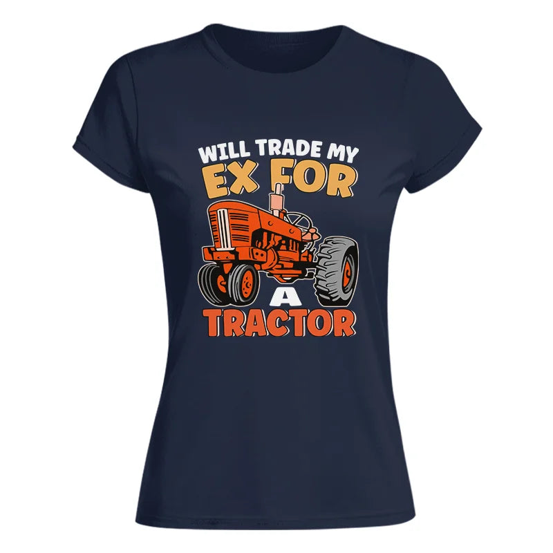 Image of Will Trade My Ex For Tractor - Women's Softstyle Tee