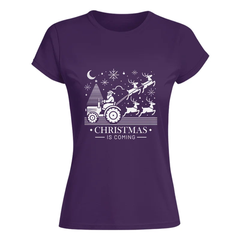 Christmas Is Coming 3 - Women's Softstyle Tee