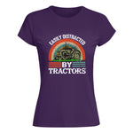 Easily Distracted By Tractors - Women's Softstyle Tee