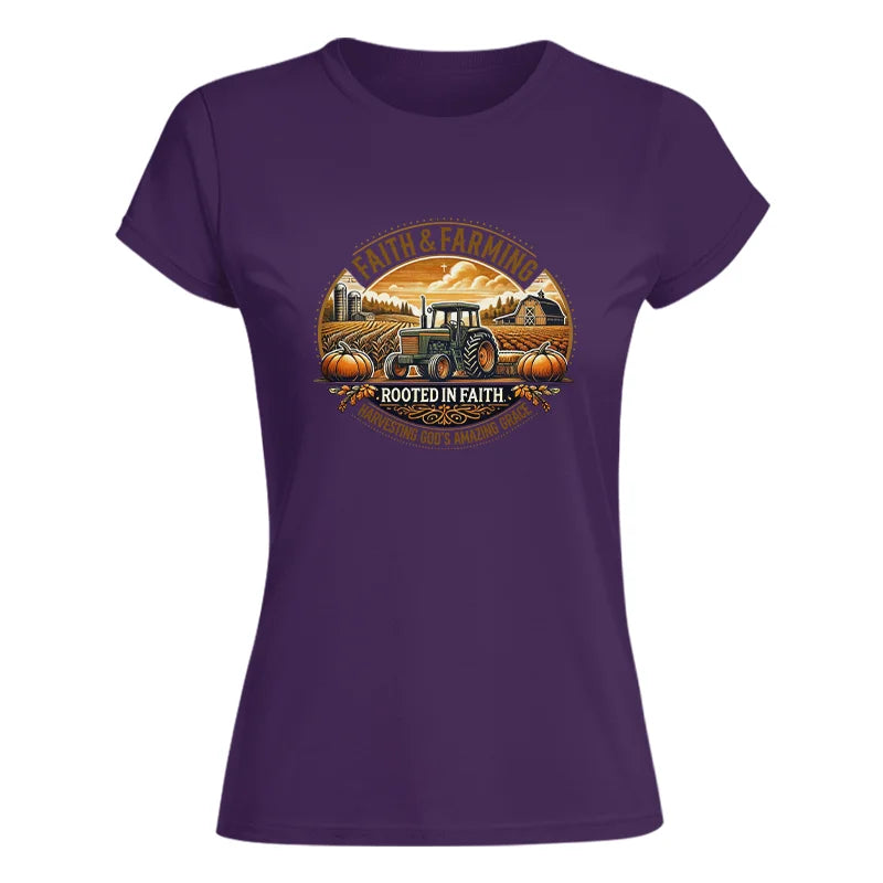 Faith And Farming 1 - Women's Softstyle Tee