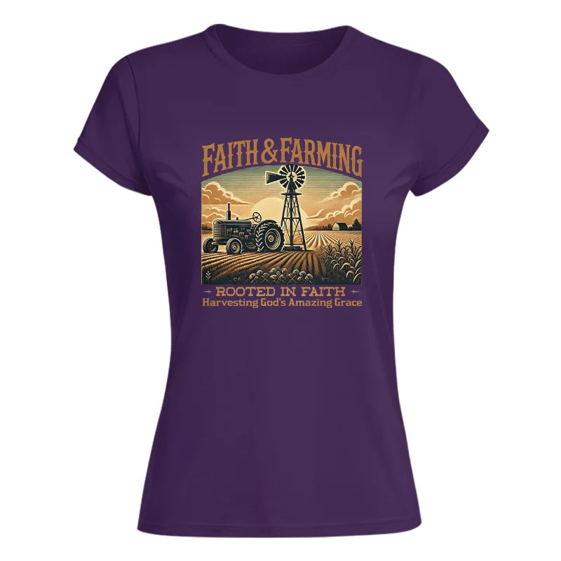 Image of Faith And Farming 3 - Women's Softstyle Tee