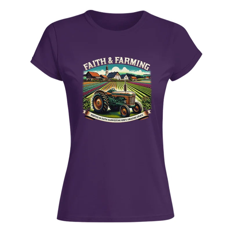 Image of Faith And Farming 4 - Women's Softstyle Tee