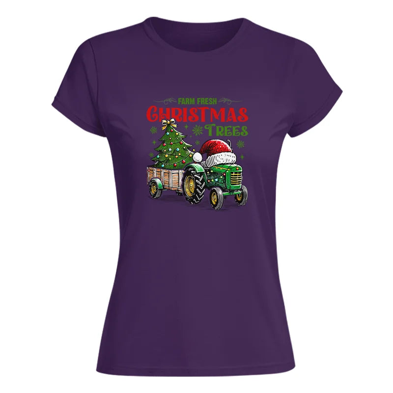 Farm Fresh Christmas Trees - Women's Softstyle Tee